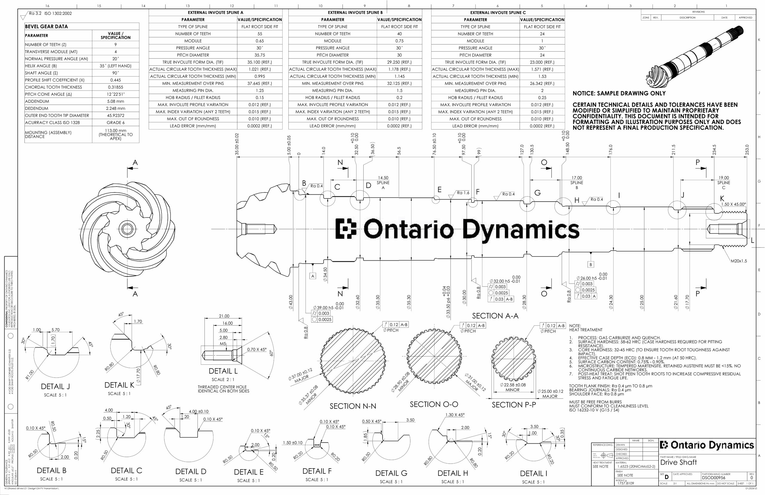 Deconstructing a A Drive Shaft Engineering Drawing (DSOD 00956) Drive Shaft_page-0001