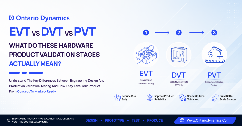 EVT Vs. DVT Vs. PVT: What Do These Hardware Product Validation Stages Actually Mean?