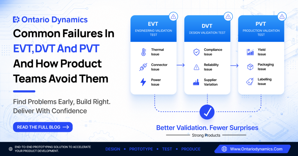 Common Failures In EVT, DVT, And PVT