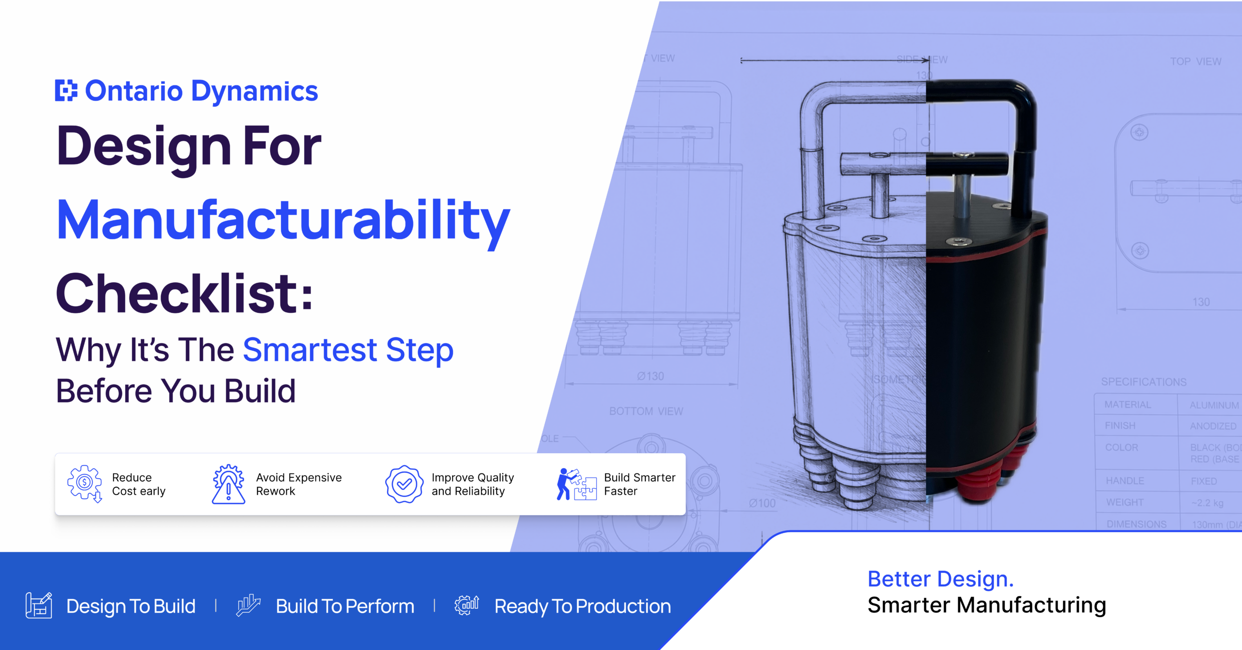 Design for Manufacturability Checklist
